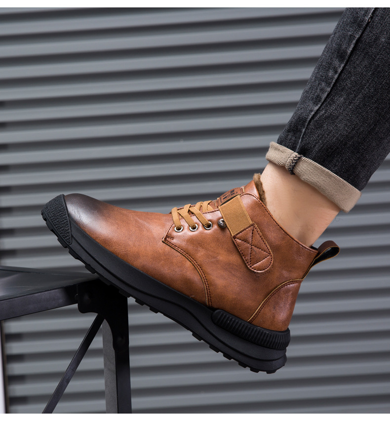 Herren-Wüstenstiefel, wasserdicht, Bohemian-Stil, elegant, niedriger Absatz, runder Zehenbereich, Reißverschluss, Partys, Schuhe, Schuhe_voghion.com