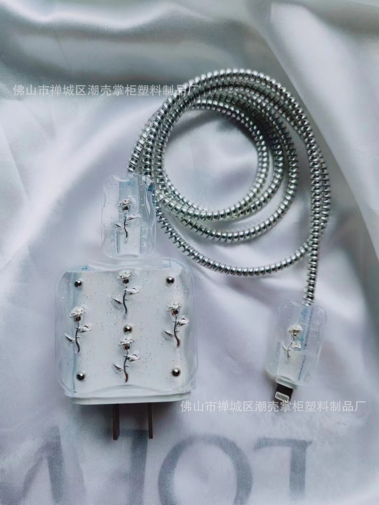 Nuevo caso de cable de datos Apple 13 caso de cargador iPhone 15 PRO 20w cargador ins oro