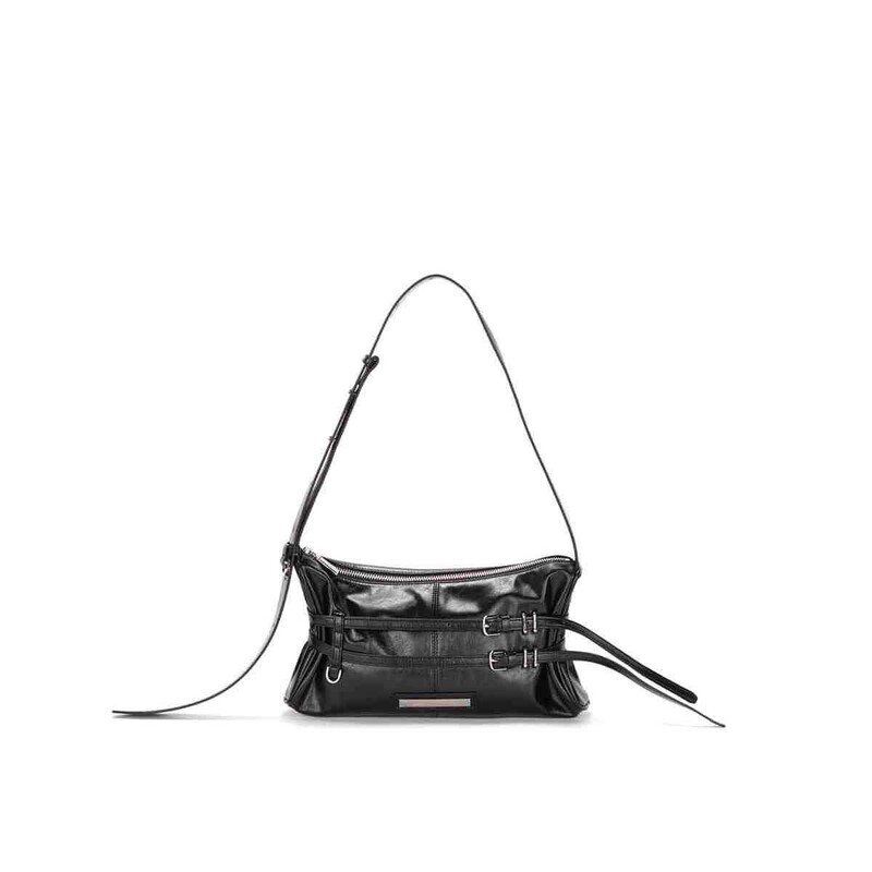 Korean Designer Matinkim Bag Double Pleated Lace-Up Shoulder Armpit Bag Handbag Matinkim Bag Crossbody