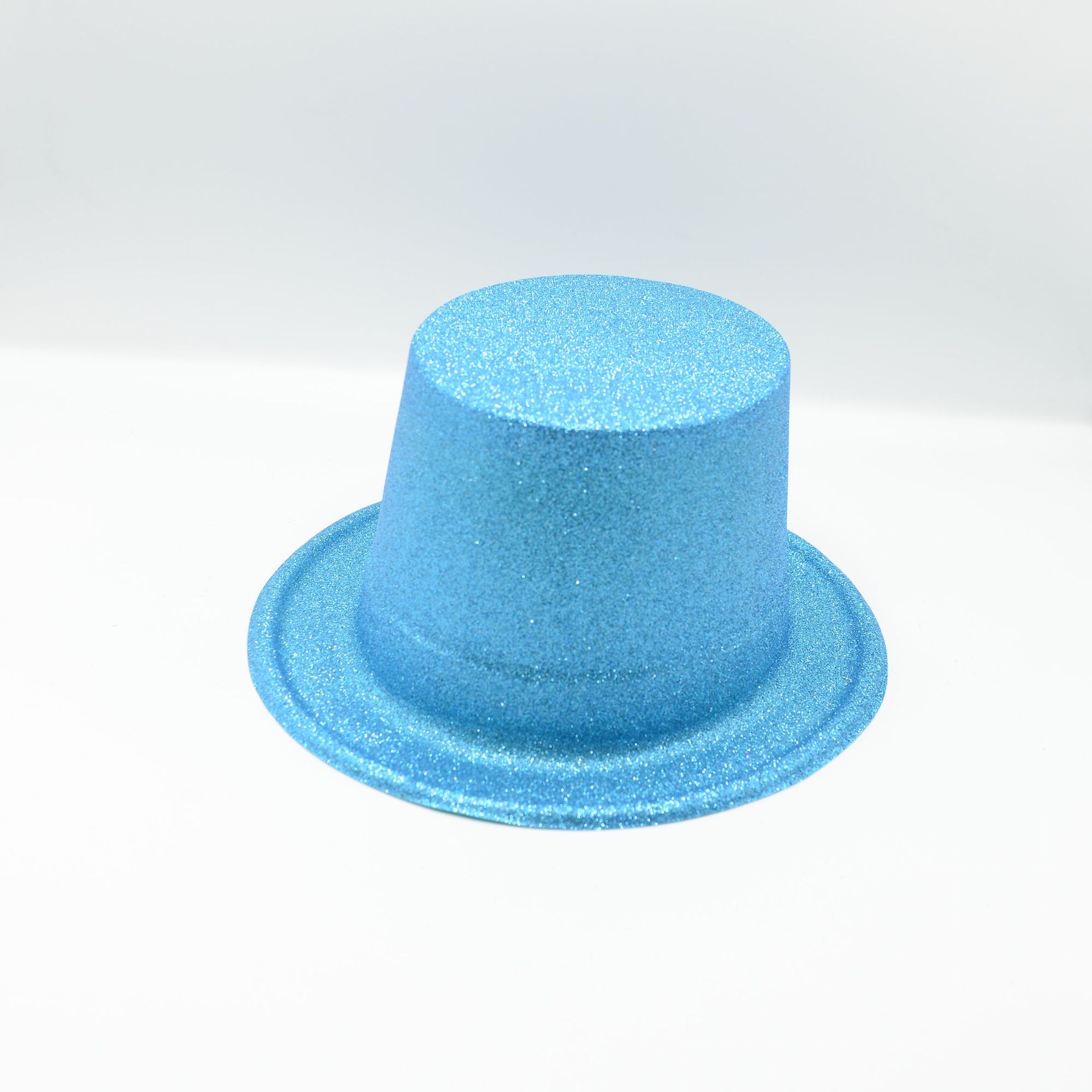 Ventas transfronterizas de sombreros festivos, sombreros de fiesta, sombreros de plástico, sombreros de tela, oro de PVC directo