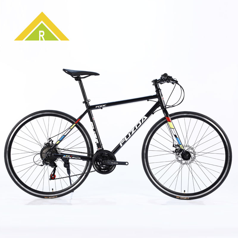 Factory wholesale road bike 700c aluminum alloy straight Mountain variable speed City Sports 30 knife curved bicycle
