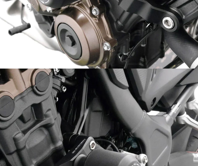 Suitable for Honda Cbr650R 2024-2026 Modified Anti-Fall Rubber Body Protection Engine Bumper