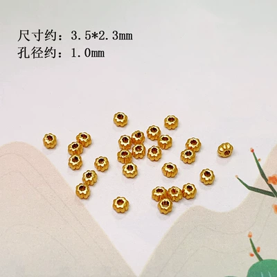 Plated Straight Tube Snowflake Spacer Zərgərlik ara hissələri - melon-beads-about-11-pieces