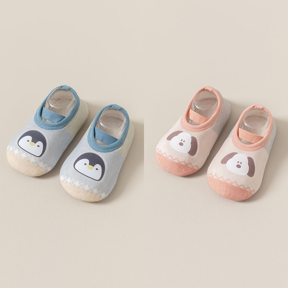 317 # Two pairs (yellow blue + orange beige) / 6-10 months xs size is suitable for feet within 12cm
