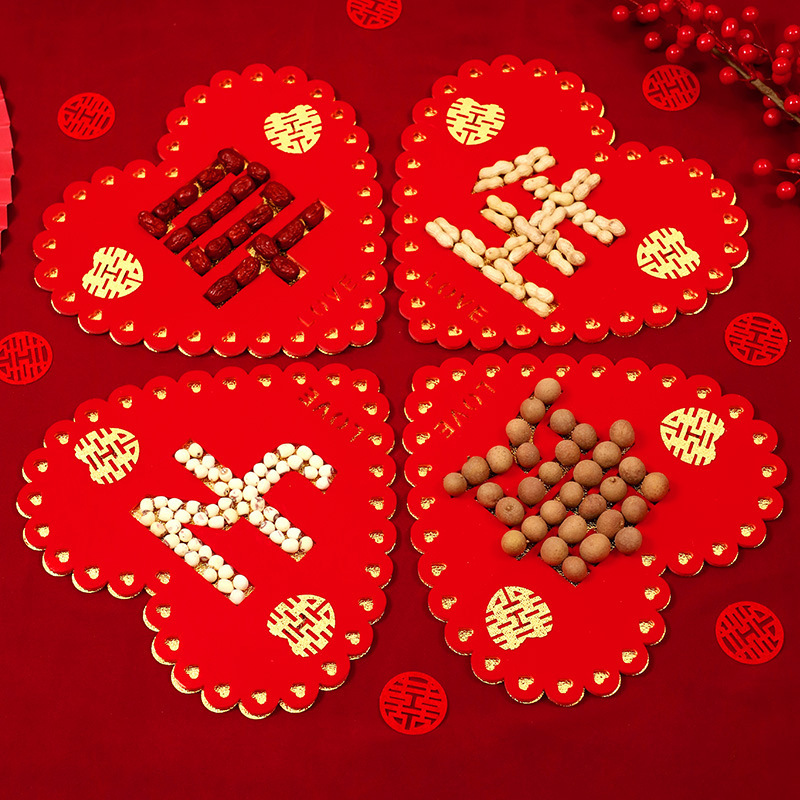 Juego de combinación de frutos secos de molde de niño nacido temprano, decoración de la sala de bodas del hombre, decoración de la prensa, artículos de boda image 3