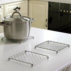 鉄製の電気めっきの食事マットのコースターの断熱パッド