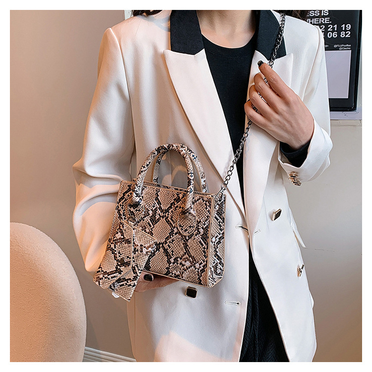 Elegante schlange muster einfache textur handb 2024 neue modische design einzelne schulter crossbody mutter kleine quadratische_voghion.com
