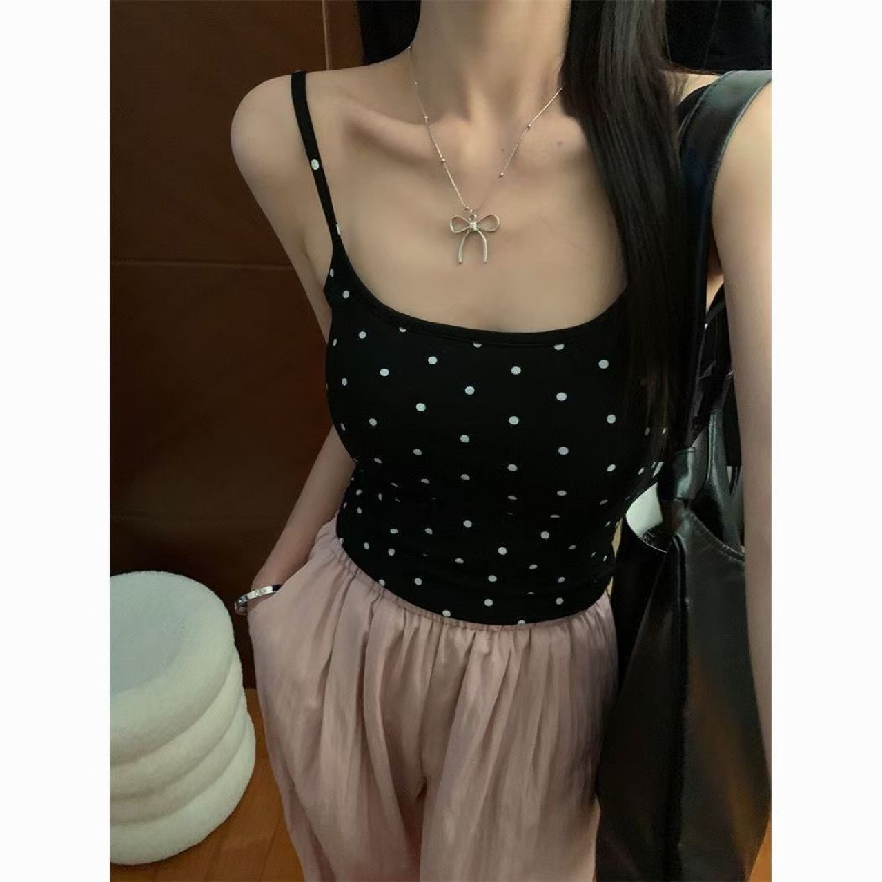 New wave dot backless suspenders new ladies suspenders cross-border explosions