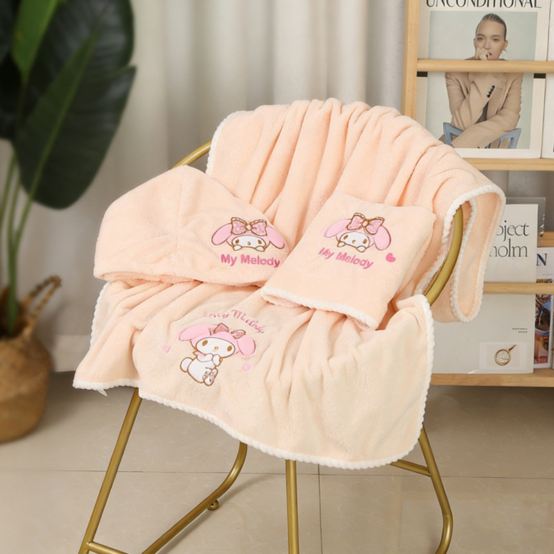 Bath Towel Coral Velvet Cartoon Pink Rabbit Towel Absorbent and Soft Household Bath Towel Wholesale Non-Shedding Face Towel Bath Towel Coral Velvet Cartoon Pink Rabbit Towel Absorbent and Soft Household Bath Towel Wholesale Non-Shedding Face Towel