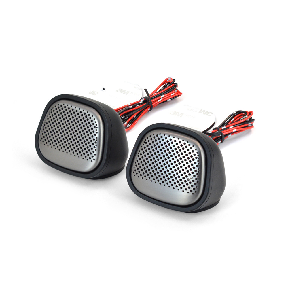 Dashboard 2.5inch Tweeter Base Tweeter Shell Bracket Stainless Steel Brushed Mesh Cover Car Audio Modification