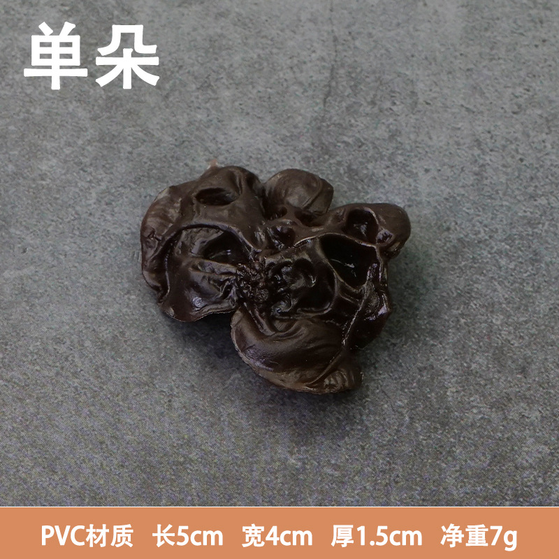 Simulación de material de olla caliente modelo de plato falso shiitake granos de maíz soja calamar kelp lotus piezas de tofu de bambú props