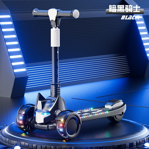 Sliding model Dark Knight + Music and Lights + Hummer Wheel