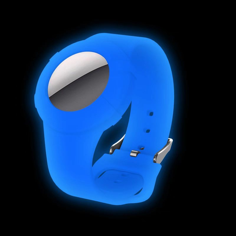 新型はアップルのairtag位置決め追跡器シリコンairtag創意保護カバーのブレスレットを適用します。|undefined