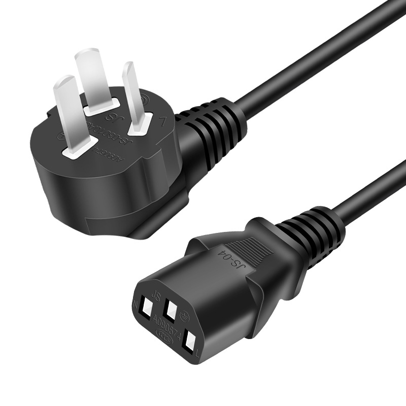3C certificó estándar nacional del cable eléctrico de la cola del cable eléctrico estándar nacional de la cola del cable eléctrico del enchufe del estándar tres