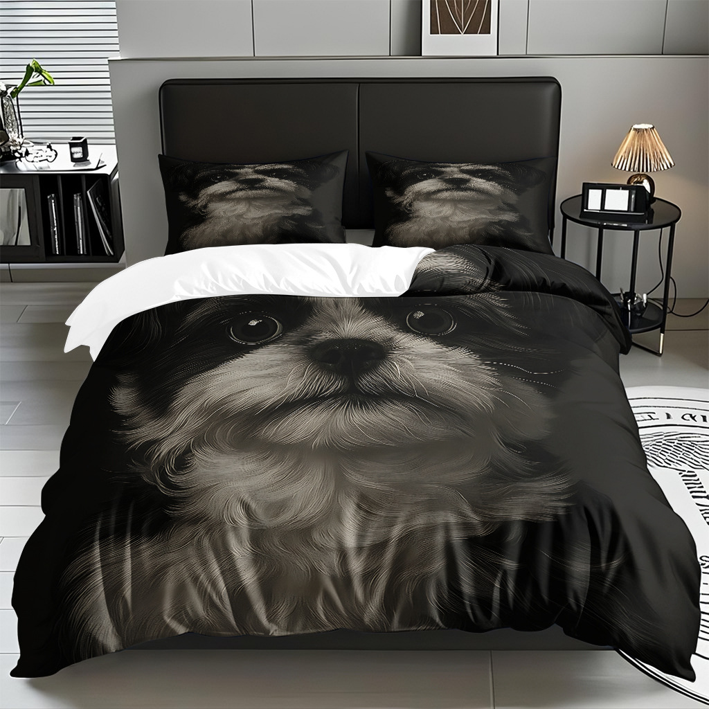 Cute perrito abrasión kit impresión digital pro-piel fabricante textil respirable venta directa soporte TEMU / JIT