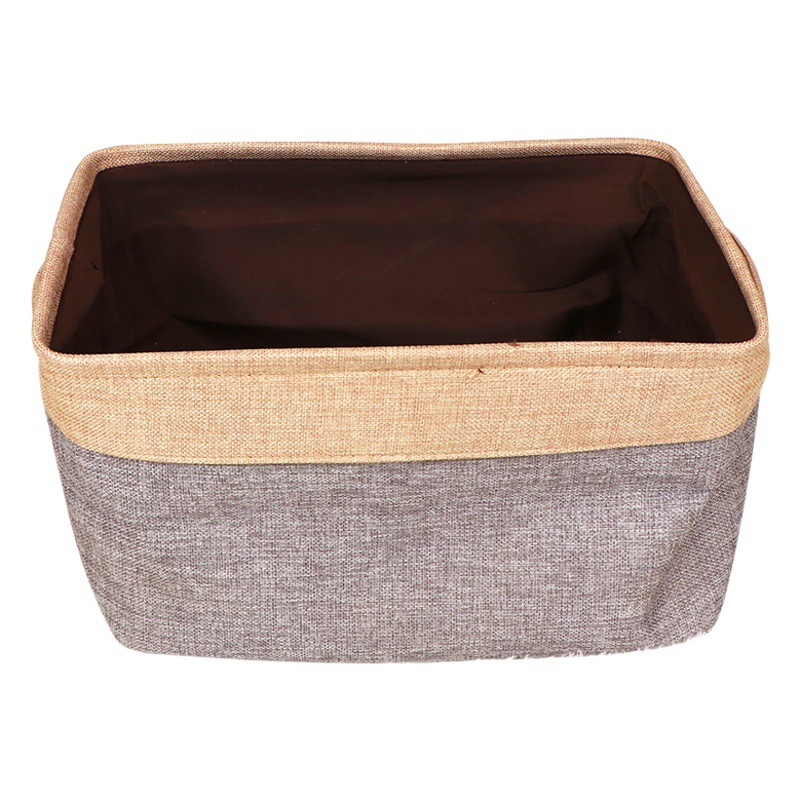 Cesta de almacenamiento redonda cuadrada para el hogar cesta de almacenamiento de artículos diversos al por mayor cesta de almacenamiento cesta de lavandería con cordón