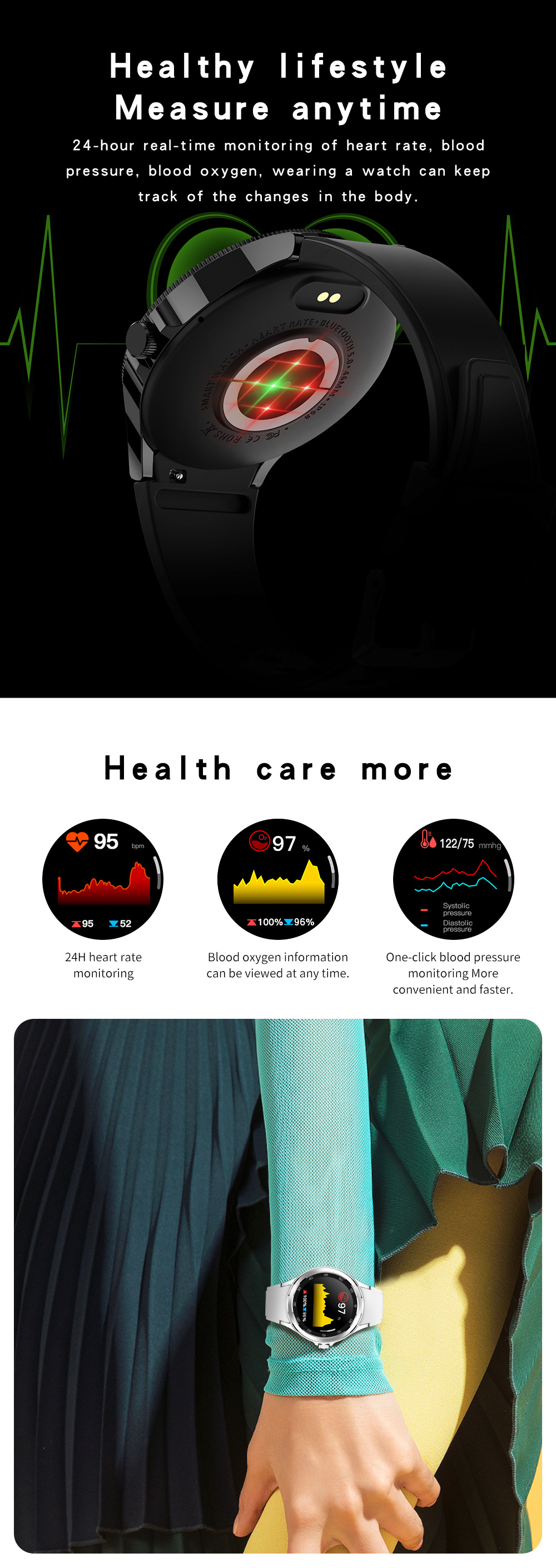 DS20 smartwatch Bluetooth bellen offline betalen 1.28 scherm_voghion.com