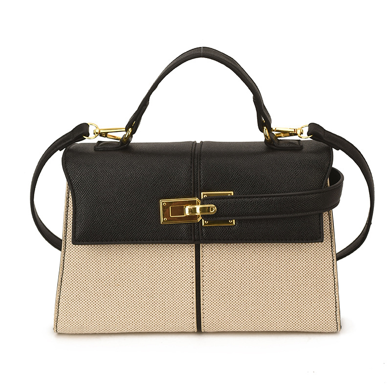 Lujo ligero color contrastante empalme bolso de mano pequeño para mujeres 2026 ventas calientes nueva moda versátil alta sensación mochila