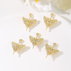 歐美甜酷INS新款合金骷髏翅膀十字架吊墜DIY飾品配件手鍊項鍊配飾