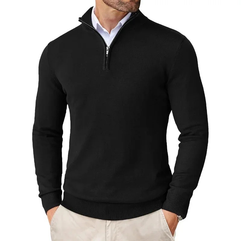 Sports sweatshirt with zipper