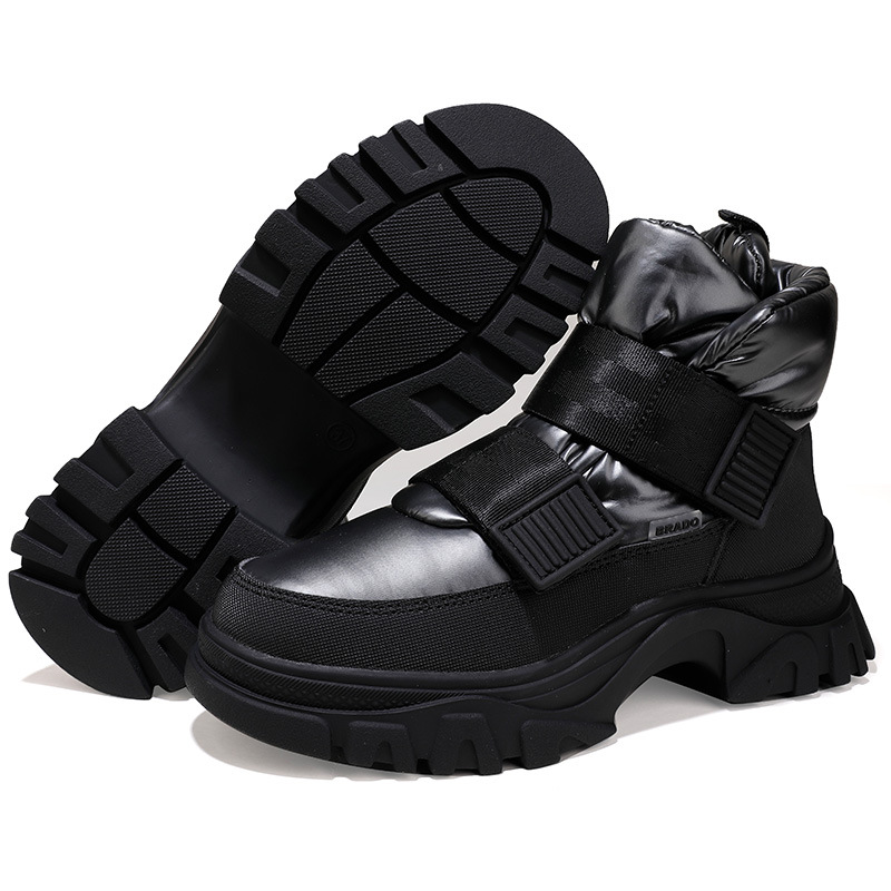 botas de nieve de invierno de lana de comercio exterior ruso con suela antideslizante transfronteriza grande