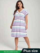 T 31830 Striped Print Button Dress ��������ȹ �羳��Ӧ