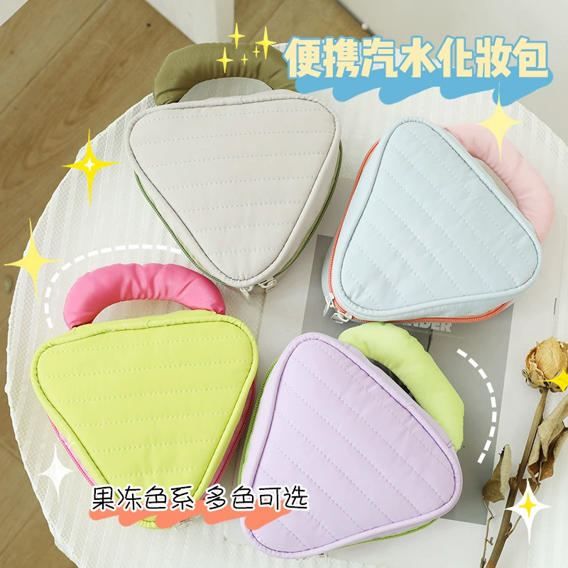 Brand cosmetic bag, small capacious handheld storage system, 2022