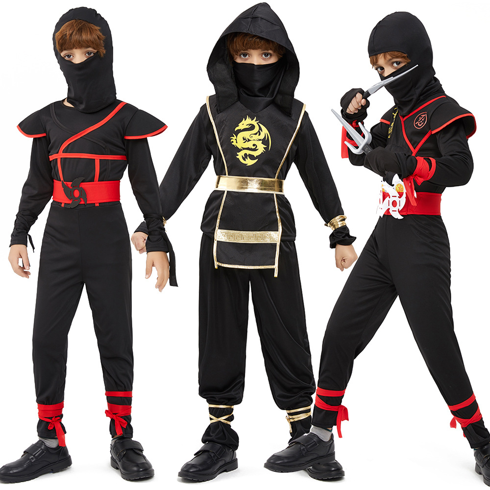 Halloween Kidsren's Ninja Cosplay Costume Cos Kidsren's Ninja Performance Costume Kidsren's Ninja Suit