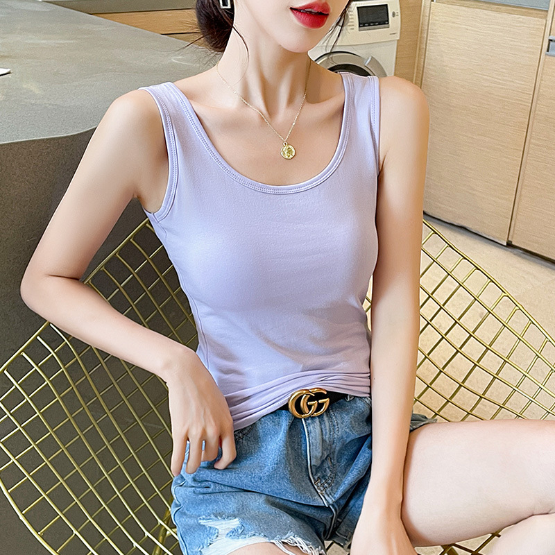 Taro Purple Backless Camisole Women's Slim-fit Summer 2025 New French Sweet and Hot Inner Top