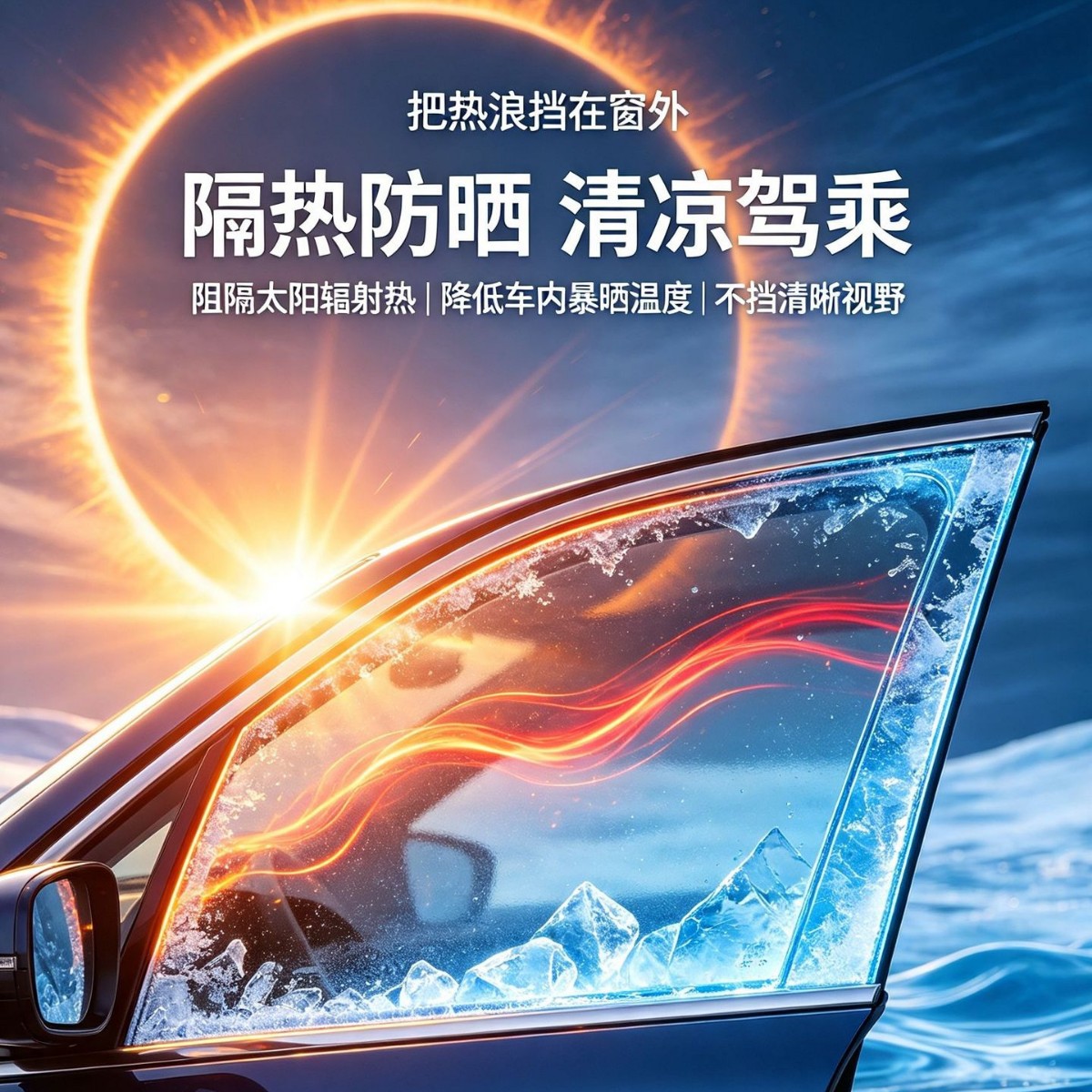 Car original color series high sun protection and UV protection insulation film for glass windows, full car sun film, direct sales from the manufacturer