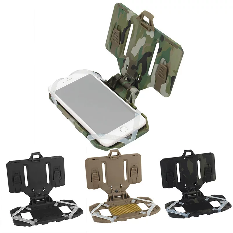 Folding tactics vest, universal phone holder for navigator, for import