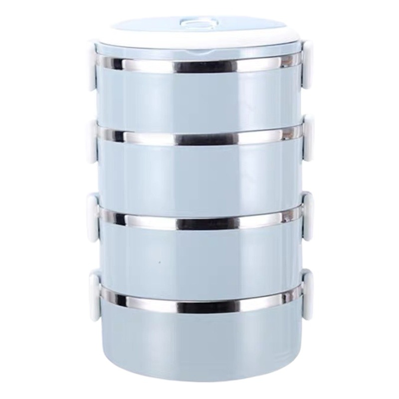 Caja de almuerzo térmica de acero inoxidable para oficina