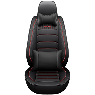 C- 15 full leather seven-seat, Modelə uyğun (Original) oturacaq örtükləri - cys-c-15-black-and-red-luxury-version-single-seat-11
