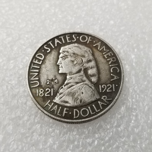 Antique Crafts 1921 (2X4) Us Commemorative Coin Half Dollar Silver-Plated Silver Dollar Export 328