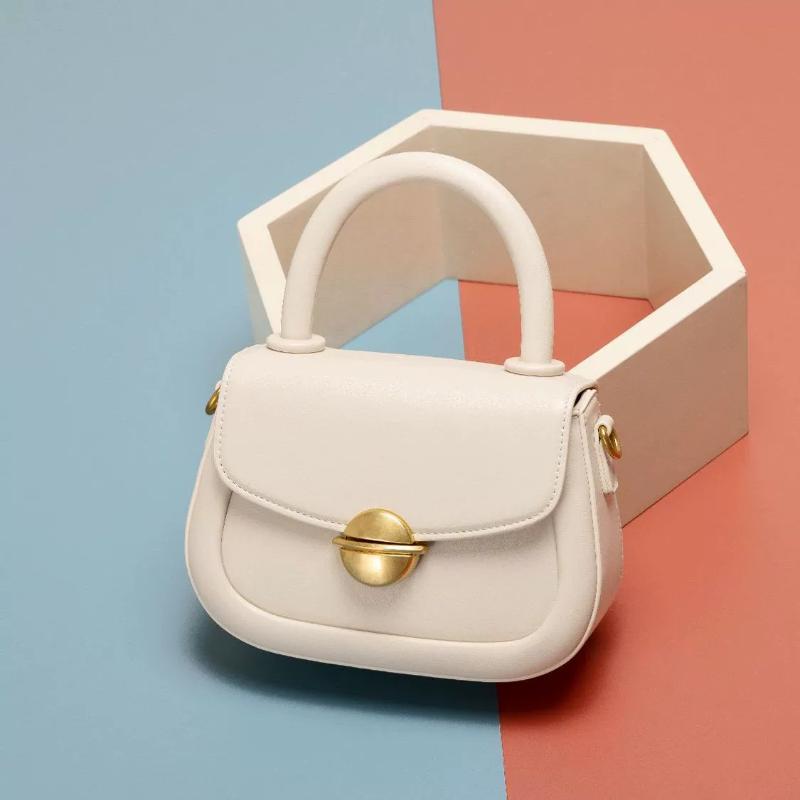 Fashionable handheld one-shoulder bag, 2023 collection, western style, high-end