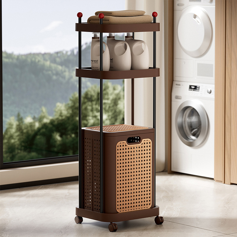 Household Dirty Clothes Basket Removable Dirty Clothes Storage Basket Bedroom Bathroom Toilet Combined Large Capacity Laundry Basket