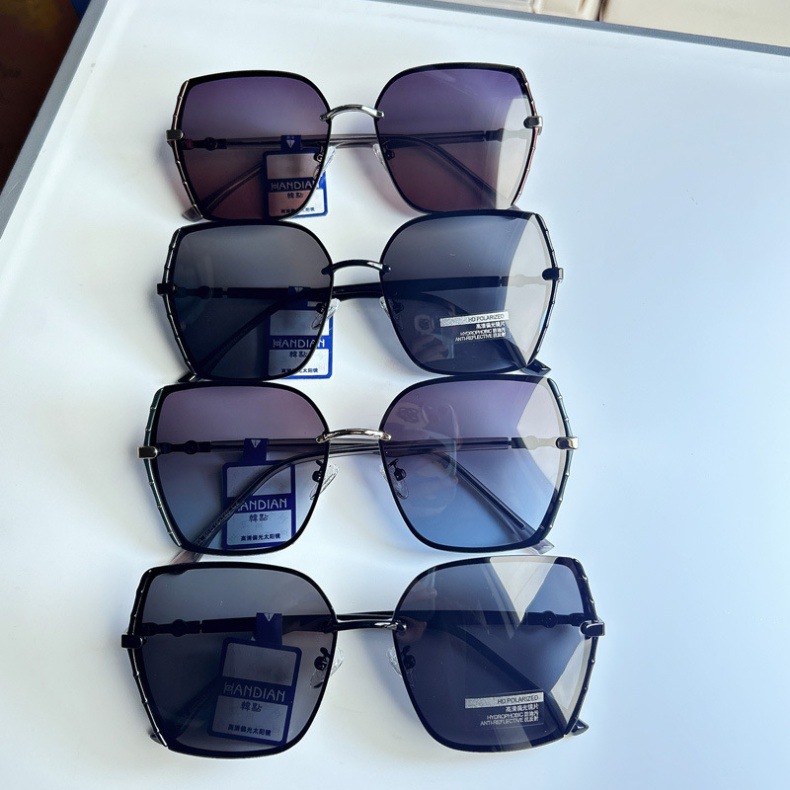 2026er Modell Metall-Nylon-Polarisierte Sonnenbrillen für Damen mit hochwertiger UV-Schutz und schmalem Gesichtseffekt, trendige Nylon-Sonnenbrillen