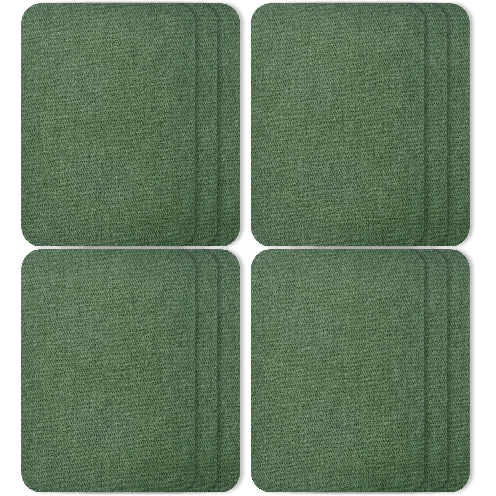 Parche de tela de algodón al por mayor parche de manga cuadrado parche de mezclilla camisa de suéter adhesivo de alta calidad parche de codo parche de rodilla