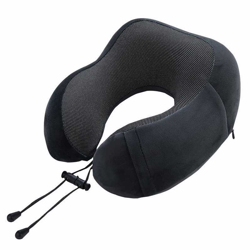 Almohada en forma de U de algodón con memoria de comercio exterior transfronterizo Almohada de viaje en automóvil Almohada para el cuello Almohada para el cuello para la siesta de la oficina del avión al por mayor