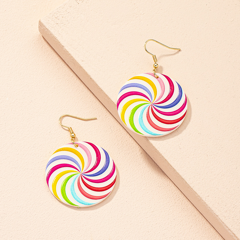 Nihaojewelry Fashion Lollipop Shape Fashion Earrings Wholesale Jewelry display picture 5