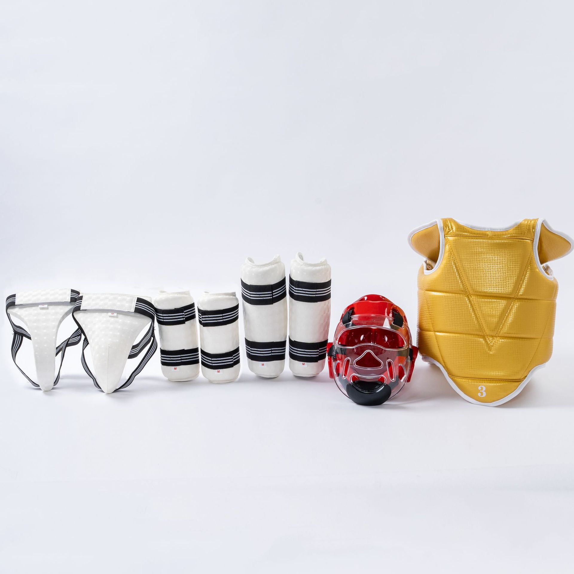 Taekwondo Sports Protective Equipment Set Fighting Sanda Karate Protective Equipment Thickened Taekwondo Protective Equipment