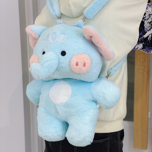 New internet celebrity creative elephant pig bag plush toy backpack elephant backpack cute decorative doll wholesale