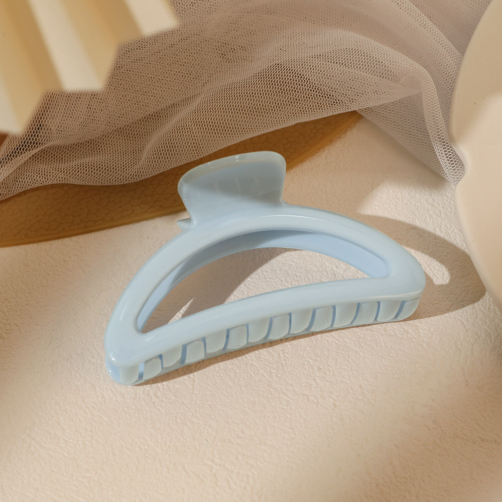 Pinza para el cabello, temperamento femenino, clip de agarre de cara brillante, sentido mediano de alto nivel, parte posterior de la cabeza, clip de tiburón, pequeño volumen de cabello, tocado