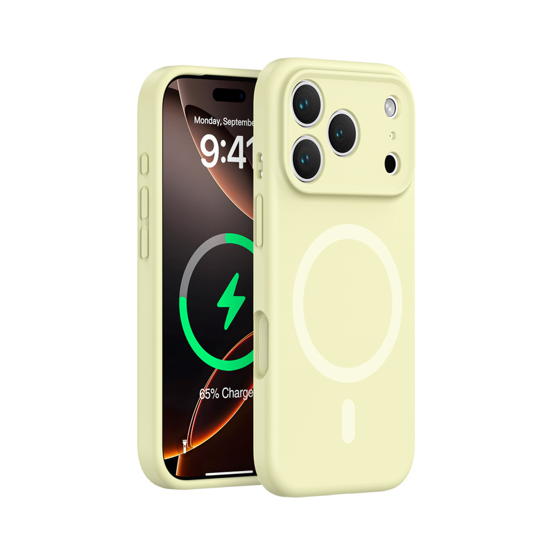 适用iPhone17pro液态硅胶磁吸手机壳16强磁magsafe全包镜头保护套|undefined