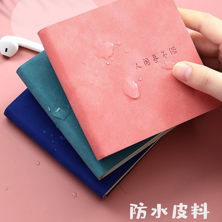 Portátil de bolsillo cuadrado mini Notebook portátil Memo Bloc de notas en blanco diario cuaderno al por mayor