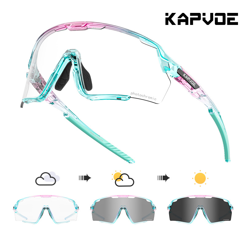 Gafas Fotocromáticas para Ciclismo de Montaña y Ruta de TR90, A Prueba de Viento