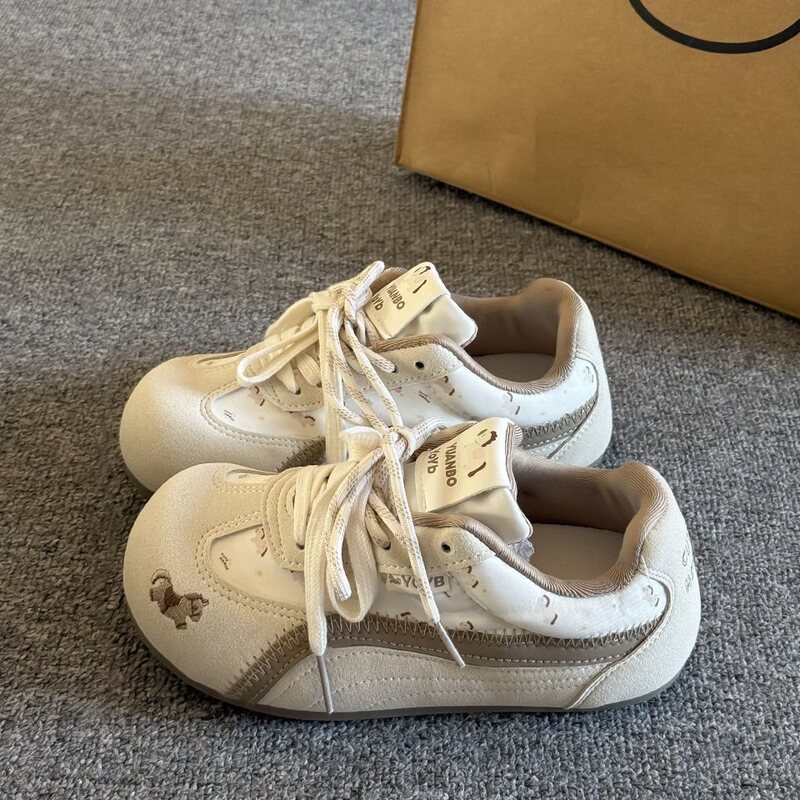 Retro American-Style Niche German Training Shoes 2026 Spring New Thick-Soled Design Casual Sneakers Versatile Snow Boots Retro American-Style Niche German Training Shoes 2026 Spring New Thick-Soled Design Casual Sneakers Versatile Snow Boots