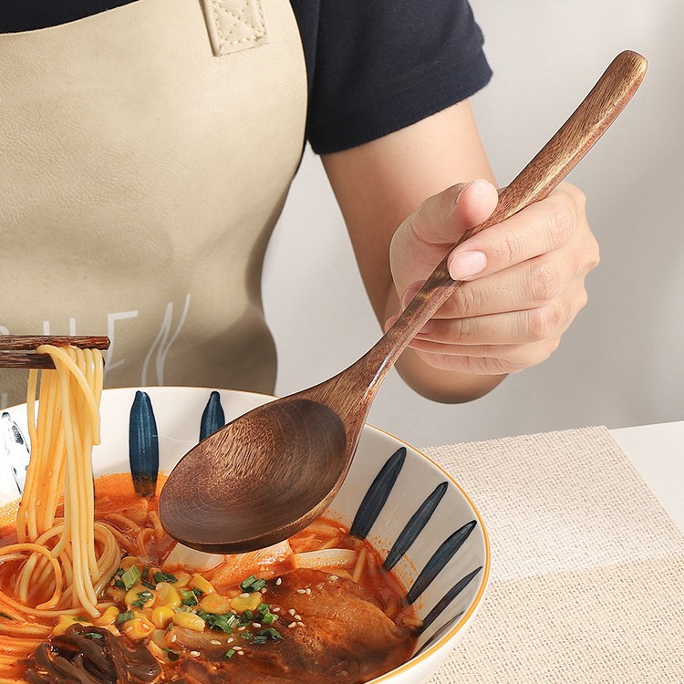 그물 빨간 큰 숟가락 24*6cm