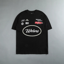 DARC 欧美街头潮牌字母印花圆领T恤夏季酷boy穿搭纯棉情侣短袖Tee