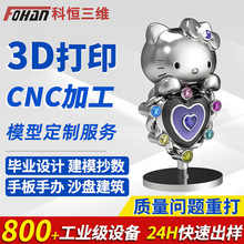 科恒3d打印abs树脂塑胶手板手办模型尼龙金属PETG硅胶覆膜CNC加工